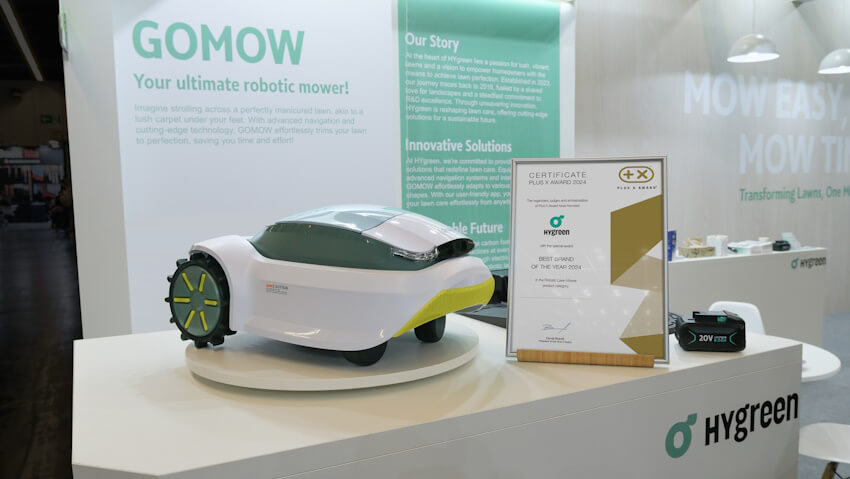 HYgreen Gomow Mähroboter ohne Kabel und mit KI-Kamera